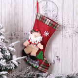 Christmas stocking with large dancing doll