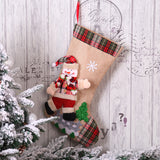 Christmas stocking with large dancing doll