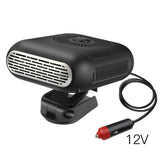 Car Heater 12V 24V Automatic Hot Air Blower Electric Fan Windshield Defogging Demister Defroster Rotation Powerful 2 in 1