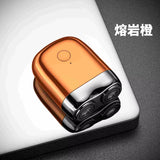 Mini Portable Men'S Electric Shaver Trend Men'S Usb Rechargeable Travel Mini Portable Shaver Gift Box Boyfriend Beard Shaver