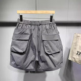 Summer Large Size Loose Pockets Workwear Shorts Men's Trendy Handsome Casual Shorts